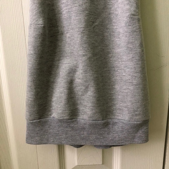 Grey High Neck Crop Top - Picture 6 of 7